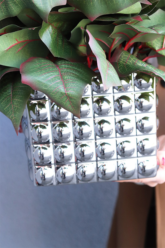 Gwiazda Betlejemska Reddis, wysokiej jakości sztuczna roślina, wym.43x43cm  