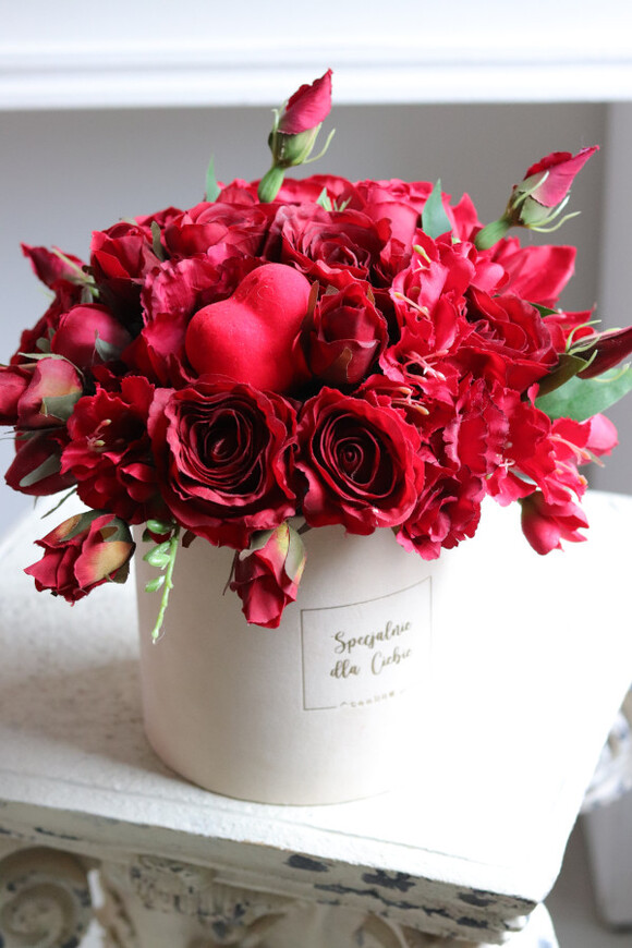 Miłosna Przygoda, flowerbox na Dzień Zakochanych