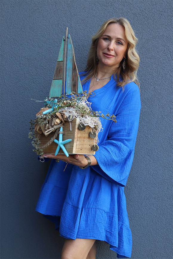 Seaside Dreams, kompozycja marynistyczna w skrzynce