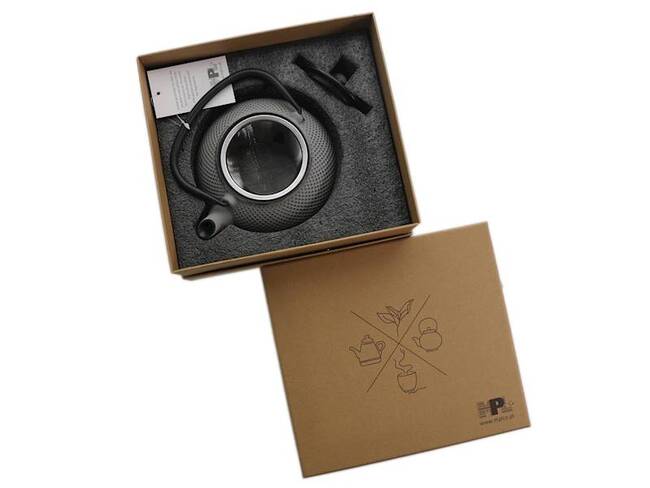 Awaji, żeliwny imbryk do herbaty, szary, poj.800ml