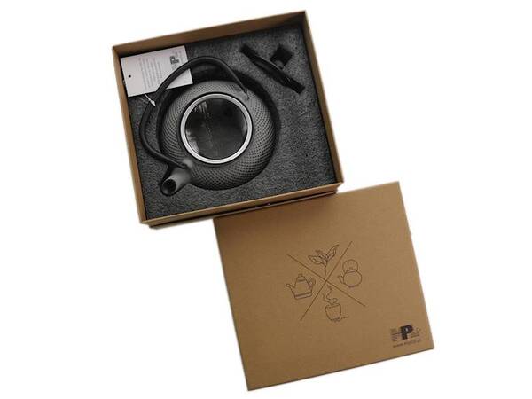 Awaji, żeliwny imbryk do herbaty, szary, poj.800ml