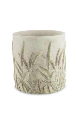 Zboże E, ceramiczna osłonka na kwiaty, wym.17.5x17cm