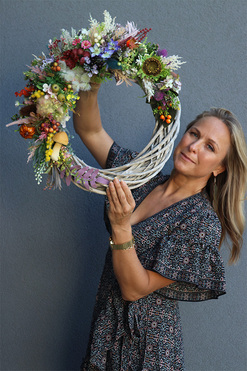 jesienny wianek Heluna, śr.46cm 