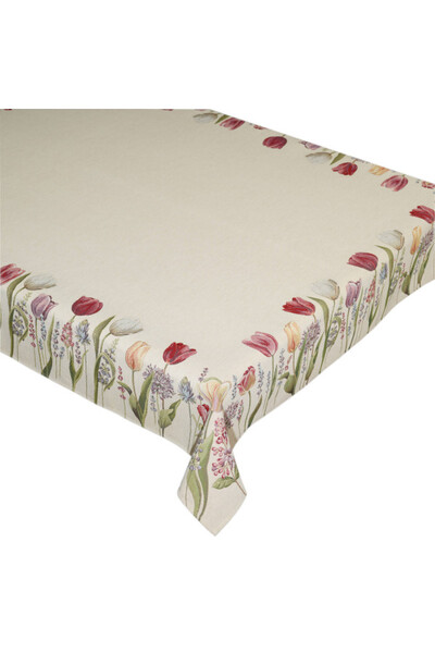 Tulipany, obrus gobelinowy