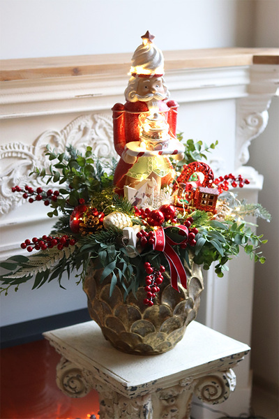 Mikołaj Supreme, dekoracja świąteczna LED