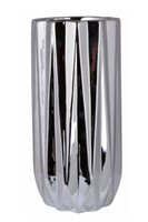 Silversa, nowoczesny wazon, srebrny, A, wys.25cm