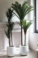 Palma Fiberglass, wysokiej jakości sztuczna palma w donicy