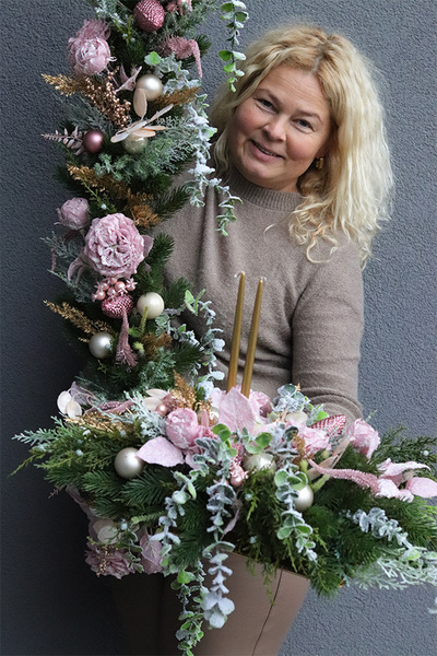 Pink Pastel Christmas, komplet świątecznych dekoracji