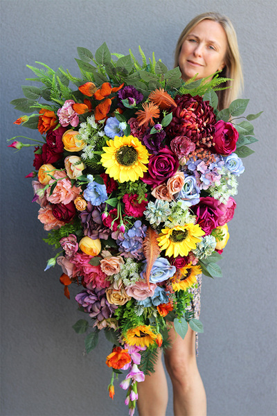 Autumn Joy, jesienna wiązanka ze słonecznikami