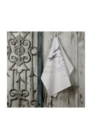 French, ściereczka kuchenna biała