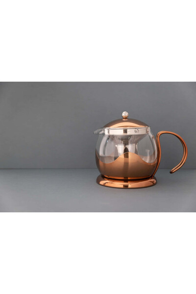 La Cafetière dzbanek do herbaty z zaparzaczem miedziany stal nierdzewna 