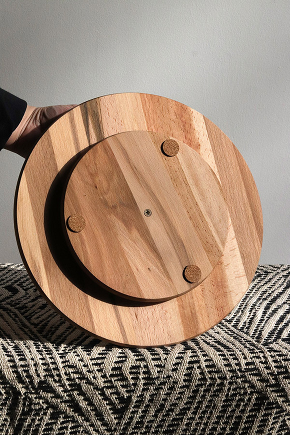 Bamboo, drewniana patera obrotowa