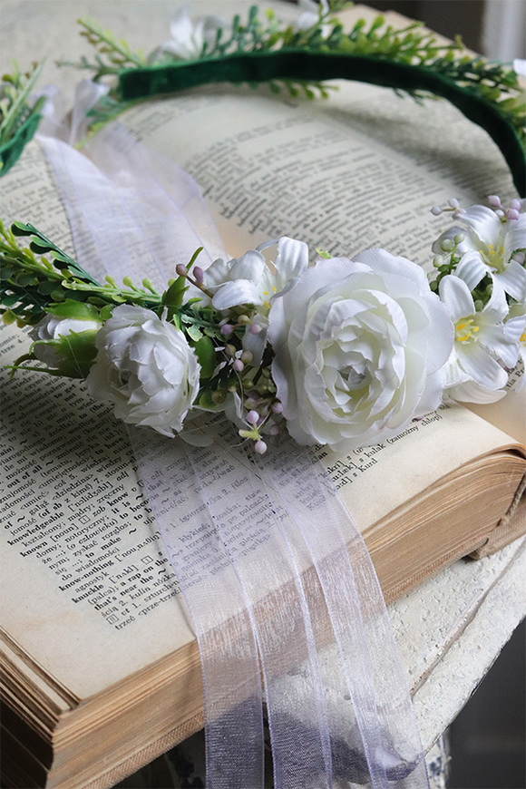 Miquena, komunijny wianek na głowę	