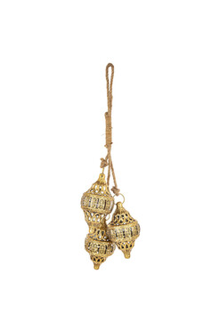 Arnes Bells C, świąteczny dzwonek metalowy, wym.71x18x18cm