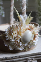 dekorowany koszyczek wielkanocny, Polia, wys.35cm