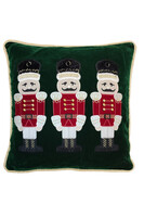 Christmas Mood, poszewka dekoracyjna świąteczna, Dziadki Czerwone