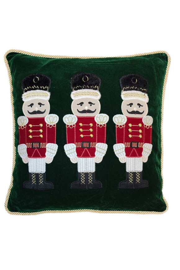 Christmas Mood, poszewka dekoracyjna świąteczna, Dziadki Czerwone