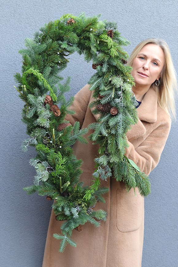 Zimowy Szlak, zimowa girlanda dekoracyjna