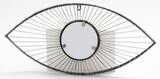 Eye Mirror, stylowe lustro / dekoracja ścienna, wym.28x60x3cm