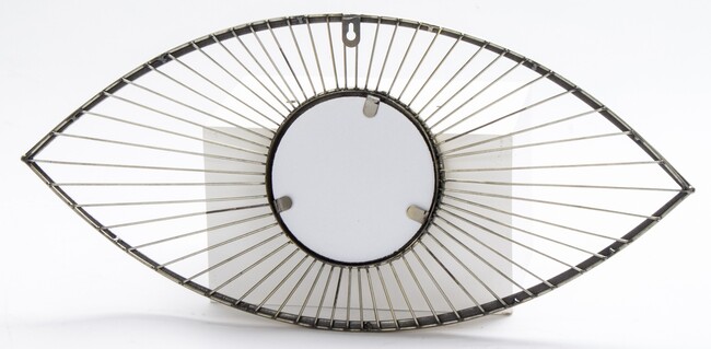 Eye Mirror, stylowe lustro / dekoracja ścienna, wym.28x60x3cm