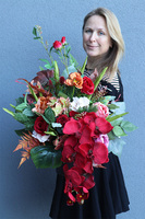 Adriana, bukiet nagrobny we wkładzie, wys.64cm 