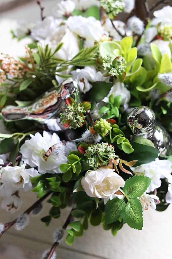 kompozycja wielkanocna w pucharze, Romualda, wym.27x51cm