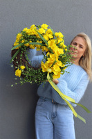 Wiosenne Żonkile, wianek z narcyzami