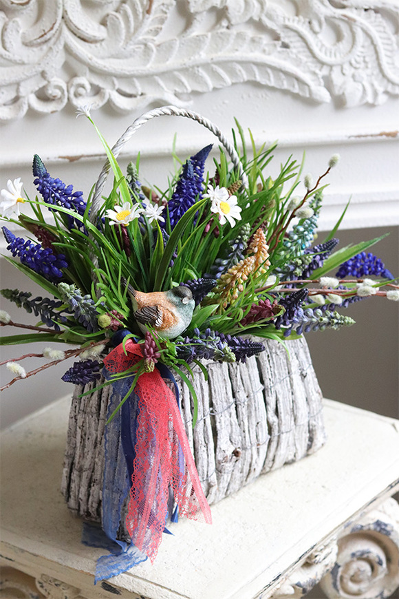 Koszyczek Wiosenny Szafirki