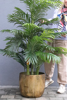 Palma Deluxe 2, wysokiej jakości sztuczna palma w metalowej donicy