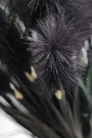 Black Grass, sztuczna czarna trawa w donicy