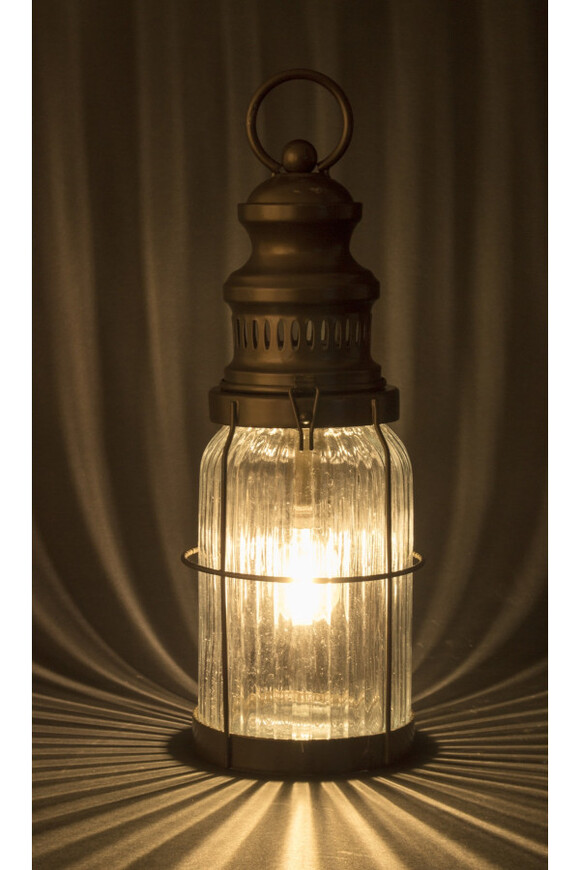 Santiago LED, lampion metalowy