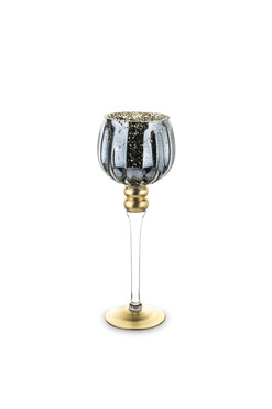 Pinot Noir B, elegancki świecznik kielich, wys.35cm