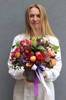 bogaty jesienny kosz Lettero wys.31cm