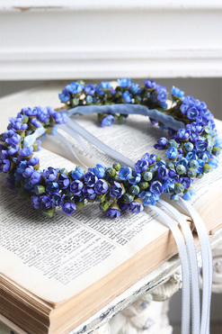 OD RĘKI Blunalia Prime, komunijny wianek na głowę, rozmiar uniwersalny