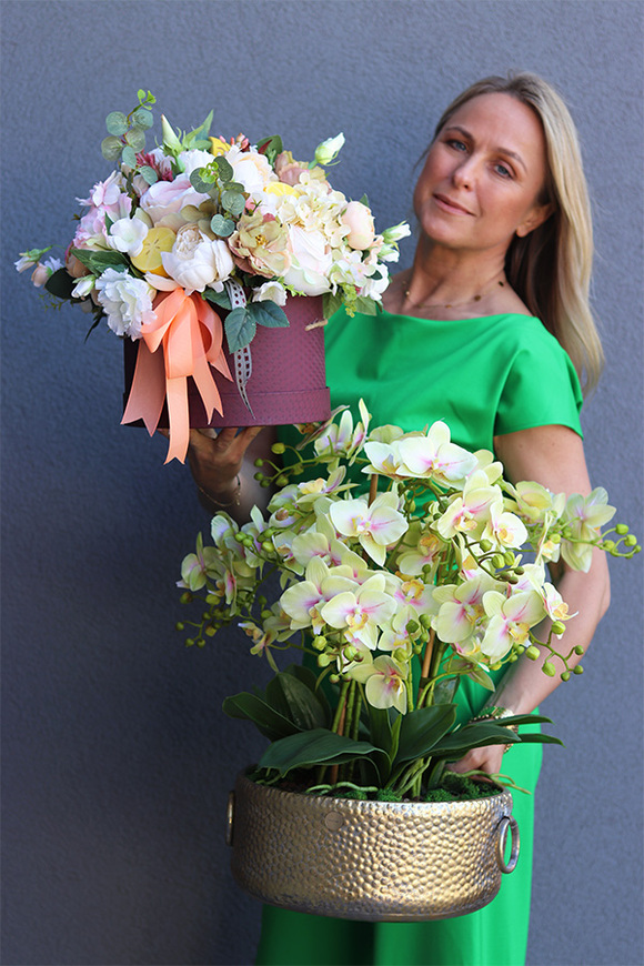 gumowy storczyk w metalowej misie, Ferrata Citrone Gold