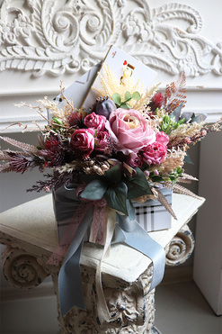 koperta flowerbox Medunia Chocolate, wym.29.5x30cm