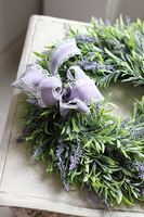 dekoracyjny wianek Lawendowe Pola