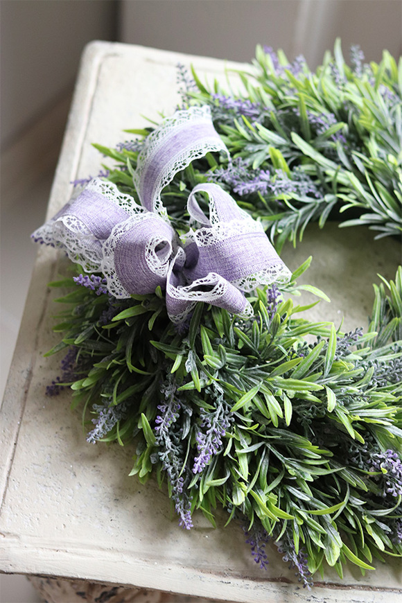 dekoracyjny wianek Lawendowe Pola