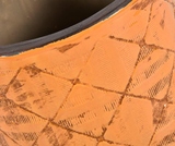 Etno osłonka romby b, wym.16.5x16.5x16.5cm