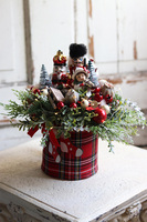 flowerbox świąteczny, Dziadek do Orzechów Mini, wym.28x33cm