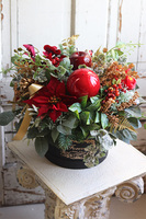 bożonarodzeniowy flowerbox, Klasyka Jest Piękna, wys.42cm