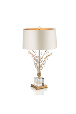 Driada, elegancka lampa stołowa, wys.80cm