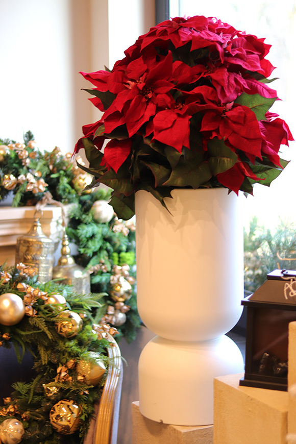 Gwiazda Betlejemska Celine, wysokiej jakości sztuczna roślina XL