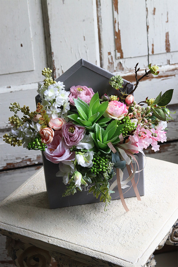 flowerbox - koperta z kwiatami, Tega, wym.30x20cm 