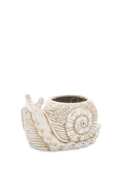 Garden Delight, osłonka ślimak doniczka, wym.15.5x28x15cm