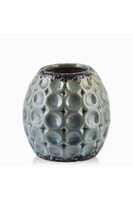 Earth B, nowoczesny wazon, niebieski, wym.13.5x13.5x13cm