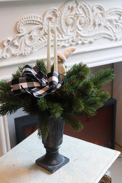 Simple Xmas, stroik świąteczny w pucharze, wys.38cm 