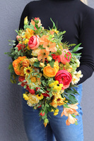 Luizjana Słoneczko, kompozycja kwiatowa w pucharze