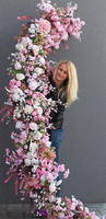 Primavera Floral London, kwiatowa girlanda dekoracyjna, dł.350cm