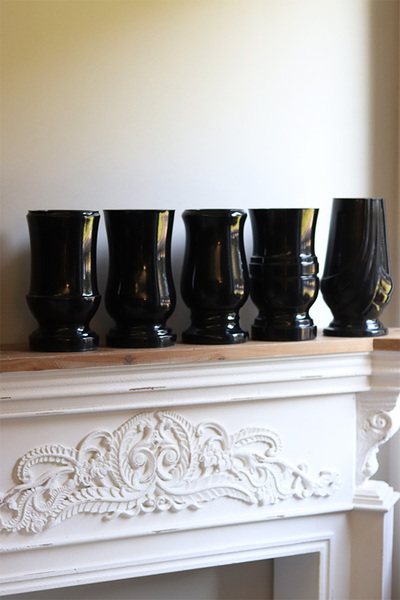 Czerń Żałobna ciężki flakon nagrobny